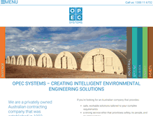 Tablet Screenshot of opecsystems.com